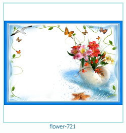 cadre photo fleur 721