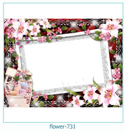 cadre photo fleur 731