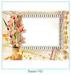 cadre photo fleur 743