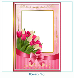 cadre photo fleur 745