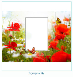 cadre photo fleur 776