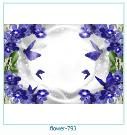 cadre photo fleur 793