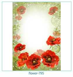 cadre photo fleur 795