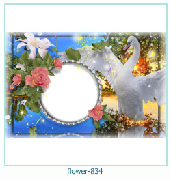 cadre photo fleur 834