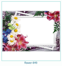 cadre photo fleur 849