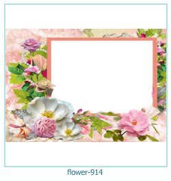 cadre photo fleur 914