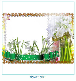 cadre photo fleur 941