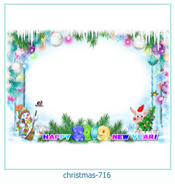 cadre photo de Noël 716