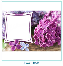 cadre photo fleur 1000