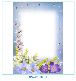cadre photo fleur 1018