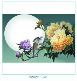 cadre photo fleur 1028
