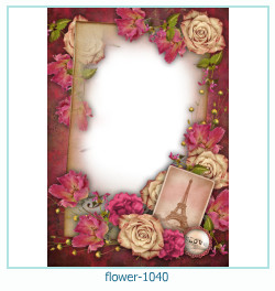 cadre photo fleur 1040