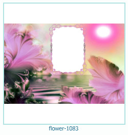 cadre photo fleur 1083