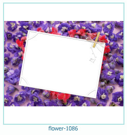 cadre photo fleur 1086