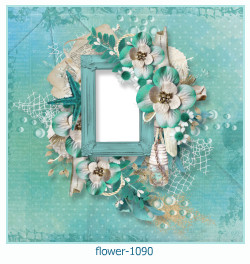 cadre photo fleur 1090