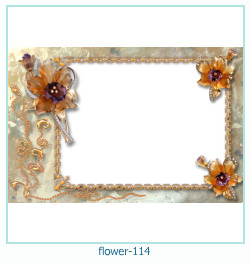cadre photo fleur 114