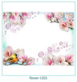 cadre photo fleur 1203