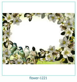 cadre photo fleur 1221
