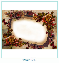 cadre photo fleur 1242