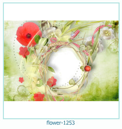 cadre photo fleur 1253