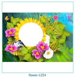 cadre photo fleur 1254