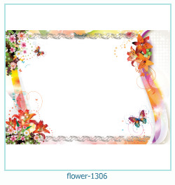 cadre photo fleur 1306