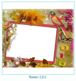 cadre photo fleur 1311
