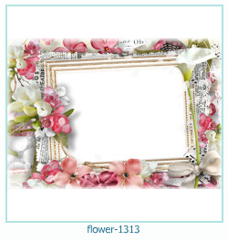 cadre photo fleur 1313