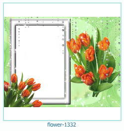 cadre photo fleur 1332