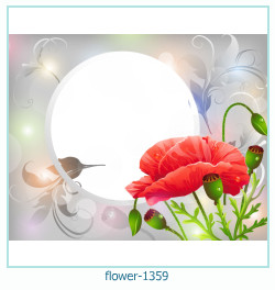 cadre photo fleur 1359