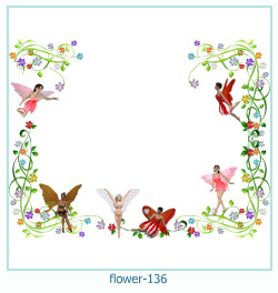 cadre photo fleur 136