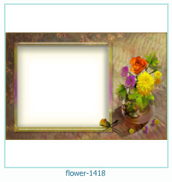 cadre photo fleur 1418