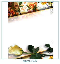 cadre photo fleur 1506