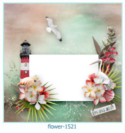 cadre photo fleur 1521