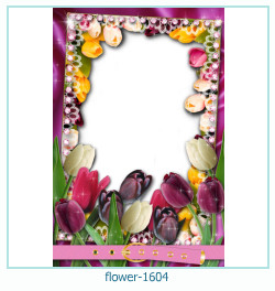 cadre photo fleur 1604