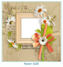cadre photo fleur 1628