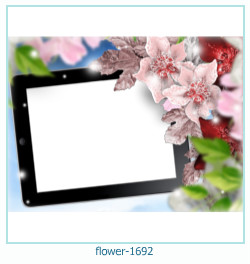 cadre photo fleur 1692