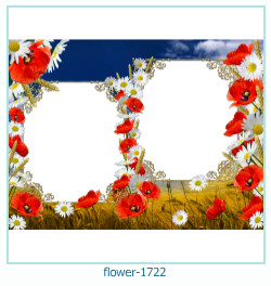 cadre photo fleur 1722