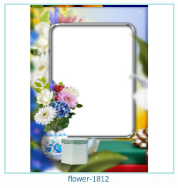 cadre photo fleur 1812