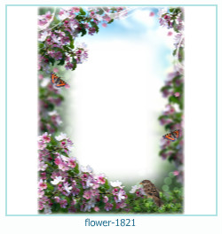 cadre photo fleur 1821