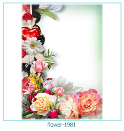 cadre photo fleur 1981