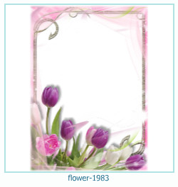 cadre photo fleur 1983