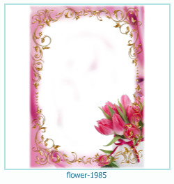 cadre photo fleur 1985