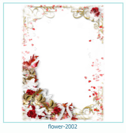 cadre photo fleur 2002
