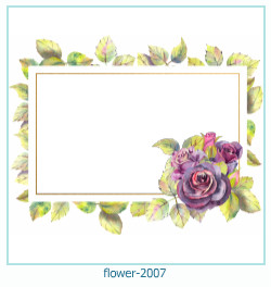 cadre photo fleur 2007
