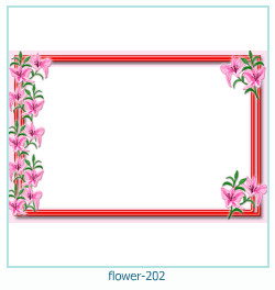 cadre photo fleur 202