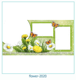 cadre photo fleur 2020
