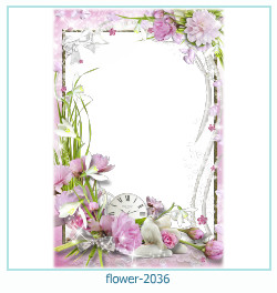 cadre photo fleur 2036