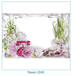 cadre photo fleur 2040