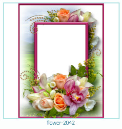 cadre photo fleur 2042